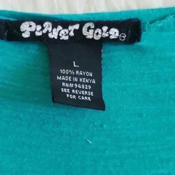 Planet Gold Women's Casual Tee - Size L - Picture 5 of 7